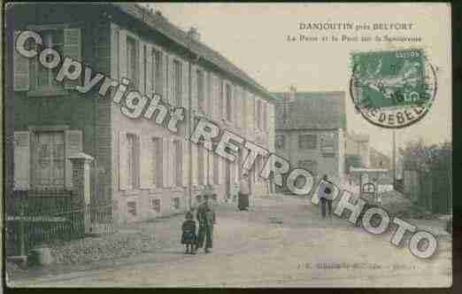 Ville de DANJOUTIN Carte postale ancienne